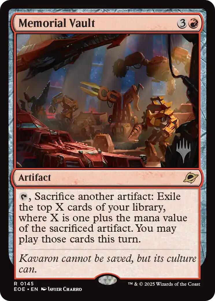 Memorial Vault [Edge of Eternities Promo Pack] | Gear Gaming Bentonville