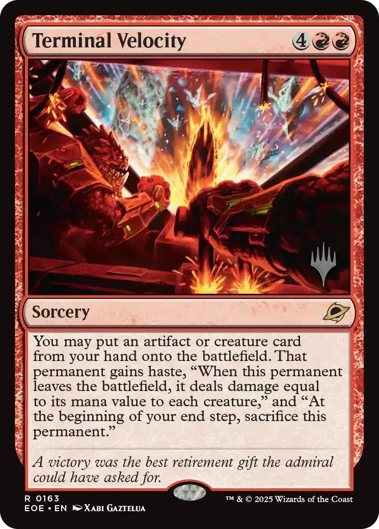 Terminal Velocity [Edge of Eternities Promo Pack] | Gear Gaming Bentonville