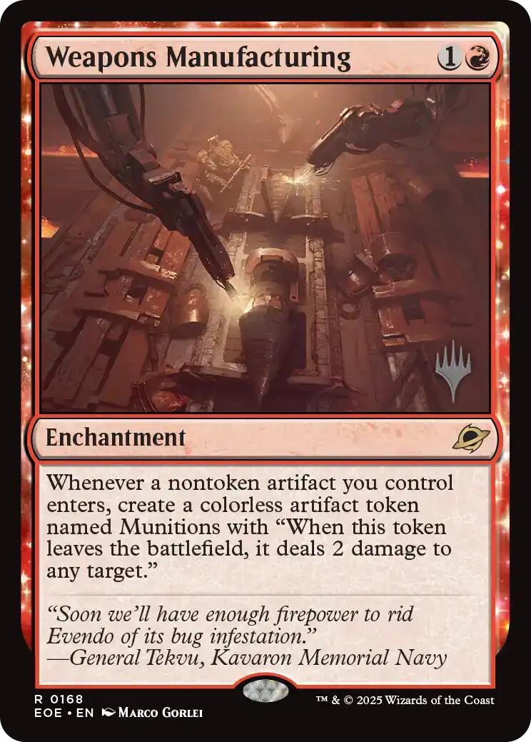 Weapons Manufacturing [Edge of Eternities Promo Pack] | Gear Gaming Bentonville