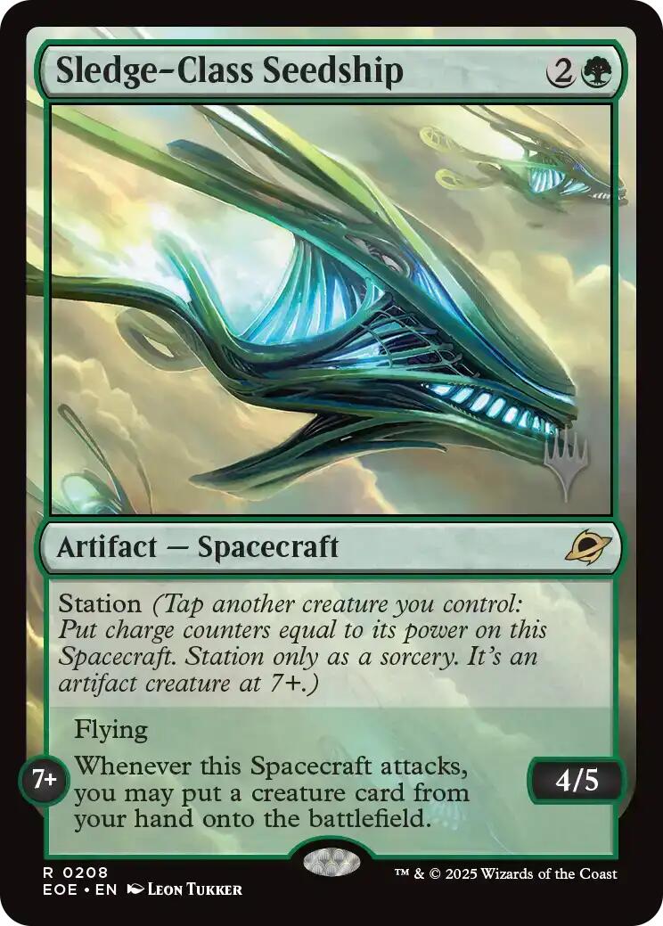 Sledge-Class Seedship [Edge of Eternities Promo Pack] | Gear Gaming Bentonville