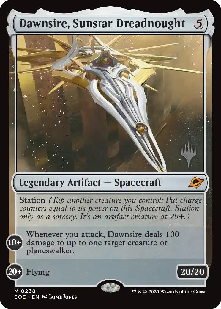 Dawnsire, Sunstar Dreadnought [Edge of Eternities Promo Pack] | Gear Gaming Bentonville