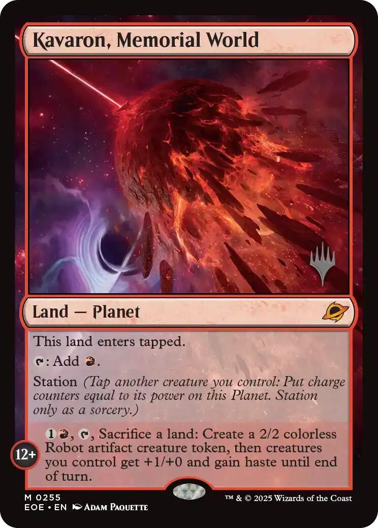 Kavaron, Memorial World [Edge of Eternities Promo Pack] | Gear Gaming Bentonville