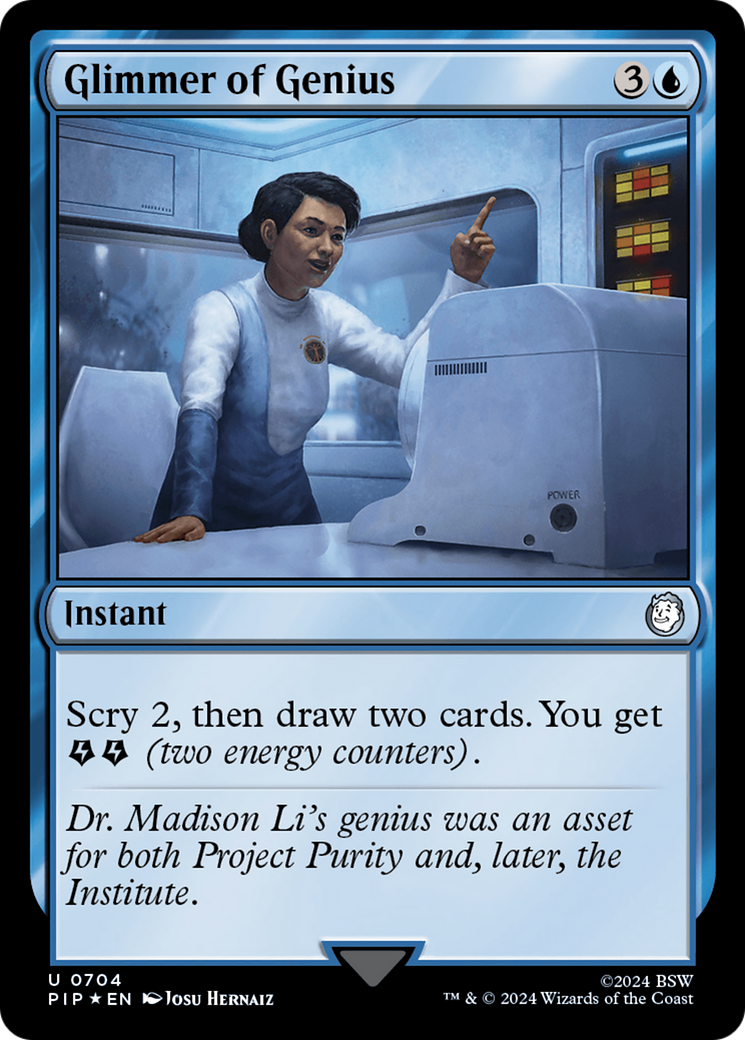 Glimmer of Genius (Surge Foil) [Fallout] | Gear Gaming Bentonville
