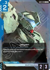 Jegan (Store Tournament Participant Pack 01) (GD01-016) [Gundam Promotional Cards] | Gear Gaming Bentonville