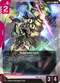 Kshatriya (GD01-051) (Store Tournament Participant Pack 01) (GD01-051) [Gundam Promotional Cards] | Gear Gaming Bentonville