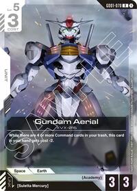 Gundam Aerial (Store Tournament Participant Pack 01) (GD01-070) [Gundam Promotional Cards] | Gear Gaming Bentonville