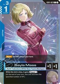 Sayla Mass (Store Tournament Participant Pack 01) (GD01-087) [Gundam Promotional Cards] | Gear Gaming Bentonville