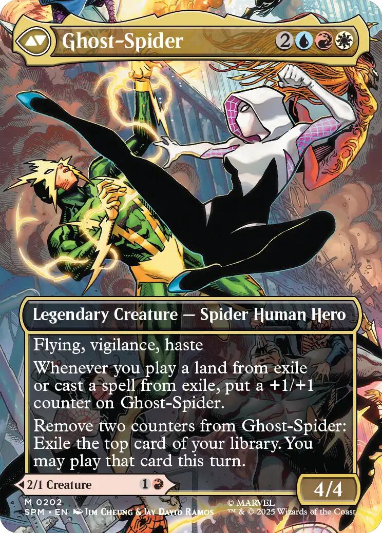 Gwen Stacy (0202) (Borderless) [Marvel's Spider-Man] | Gear Gaming Bentonville