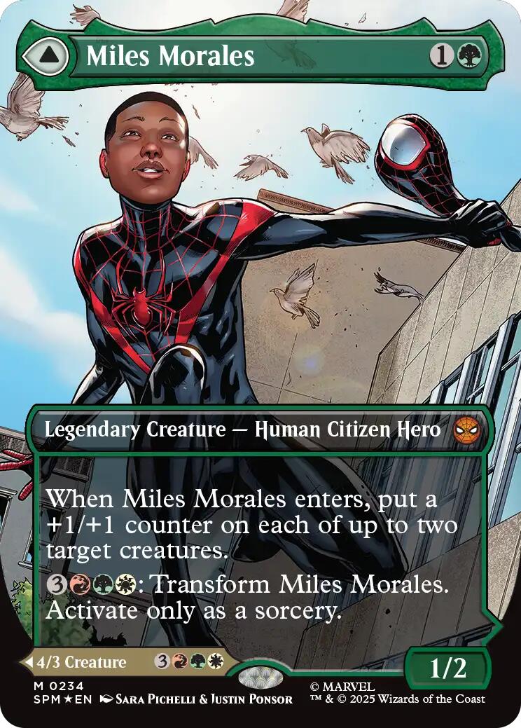 Miles Morales (0234) (Borderless) [Marvel's Spider-Man] | Gear Gaming Bentonville