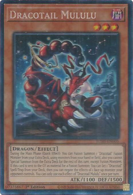 Dracotail Mululu (CR) [JUSH-EN005] Collector's Rare | Gear Gaming Bentonville