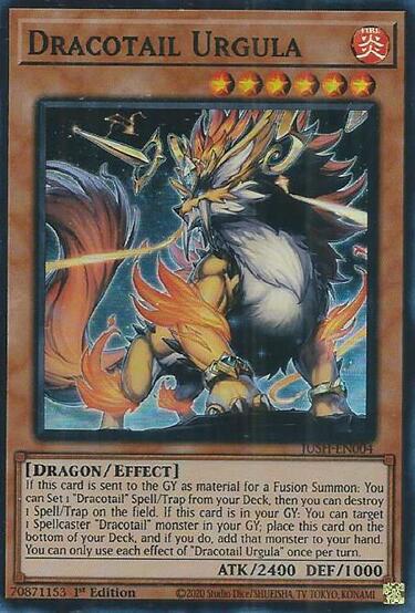 Dracotail Urgula (Super Rare) [JUSH-EN004] Super Rare | Gear Gaming Bentonville