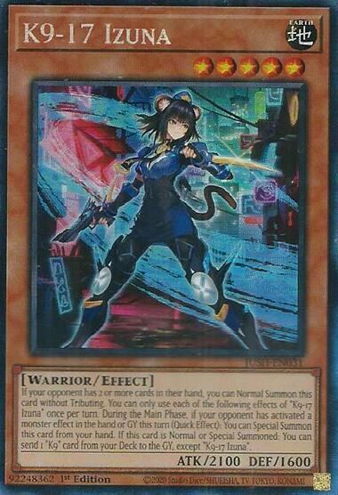 K9-17 Izuna (CR) [JUSH-EN031] Collector's Rare | Gear Gaming Bentonville