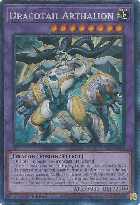 Dracotail Arthalion (CR) [JUSH-EN006] Collector's Rare | Gear Gaming Bentonville