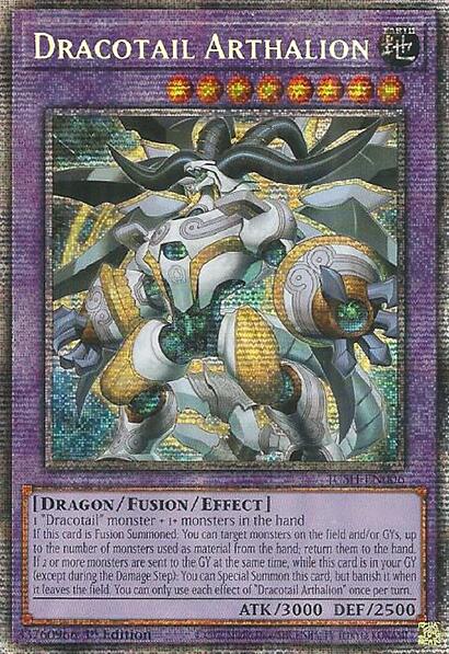 Dracotail Arthalion (Starlight Rare) [JUSH-EN006] Starlight Rare | Gear Gaming Bentonville
