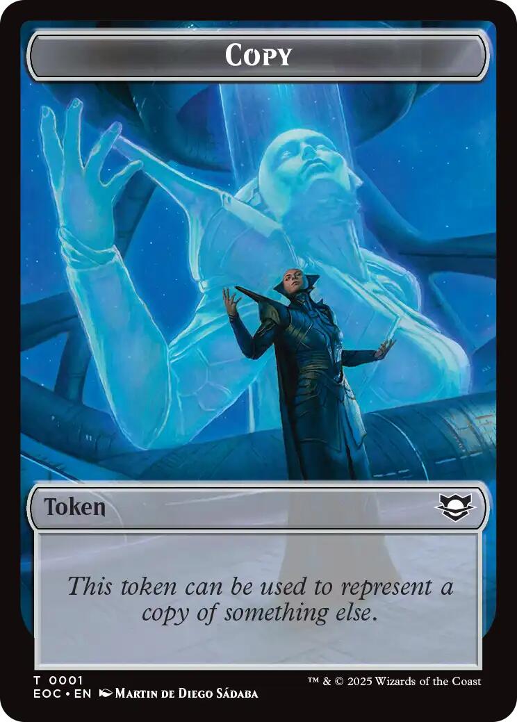 Copy // Golem (0012) Double-Sided Token [Edge of Eternities Commander Tokens] | Gear Gaming Bentonville