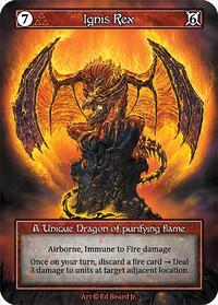 Ignis Rex (Foil) [Dragonlord] | Gear Gaming Bentonville