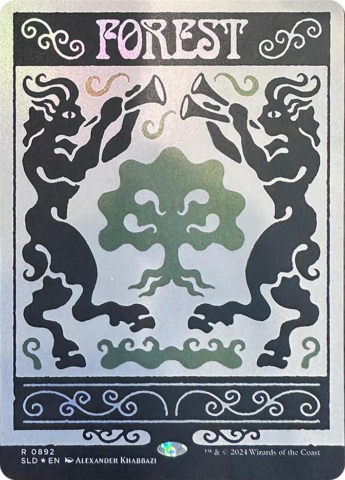 Forest (0892) (Rainbow Foil) [Secret Lair Drop Series] | Gear Gaming Bentonville