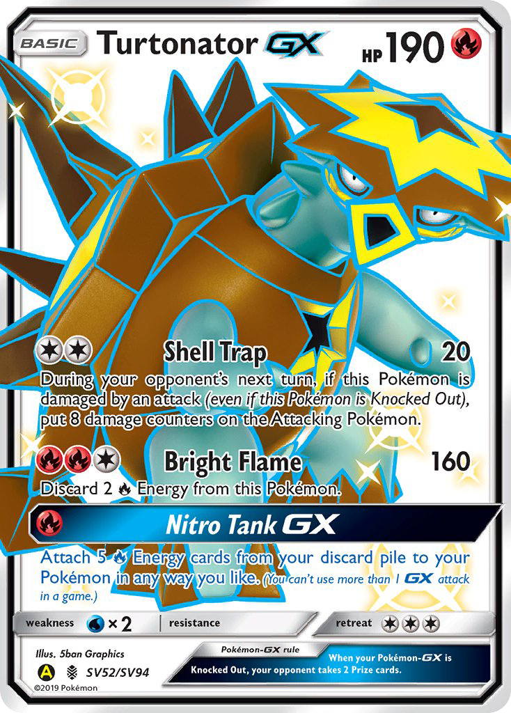 Turtonator GX (SV52/SV94) [Sun & Moon: Hidden Fates - Shiny Vault] | Gear Gaming Bentonville
