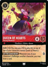 Queen of Hearts - Sensing Weakness (120/204) [Fabled] | Gear Gaming Bentonville