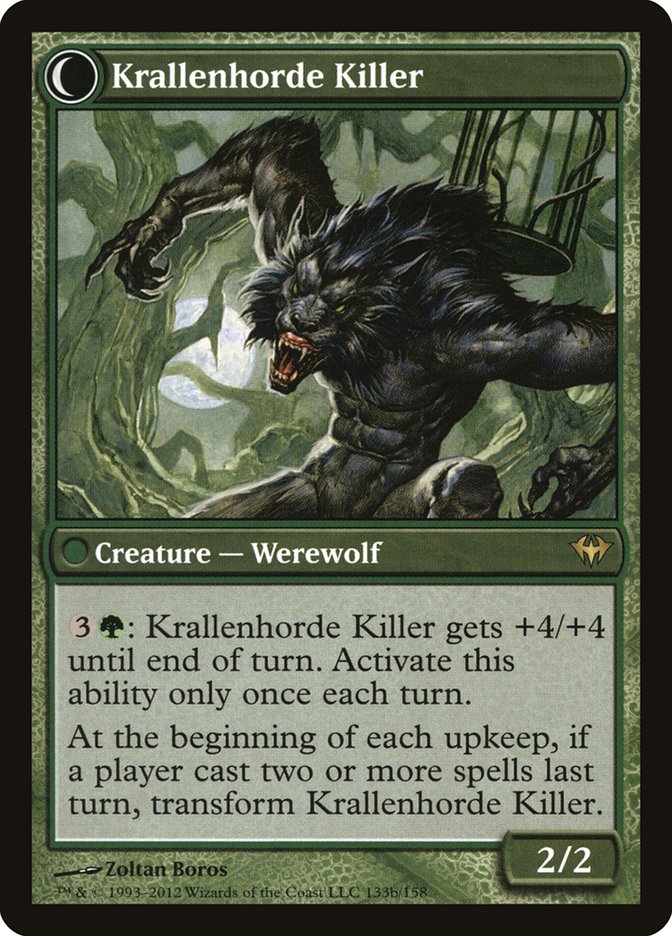 Wolfbitten Captive // Krallenhorde Killer [Dark Ascension] | Gear Gaming Bentonville