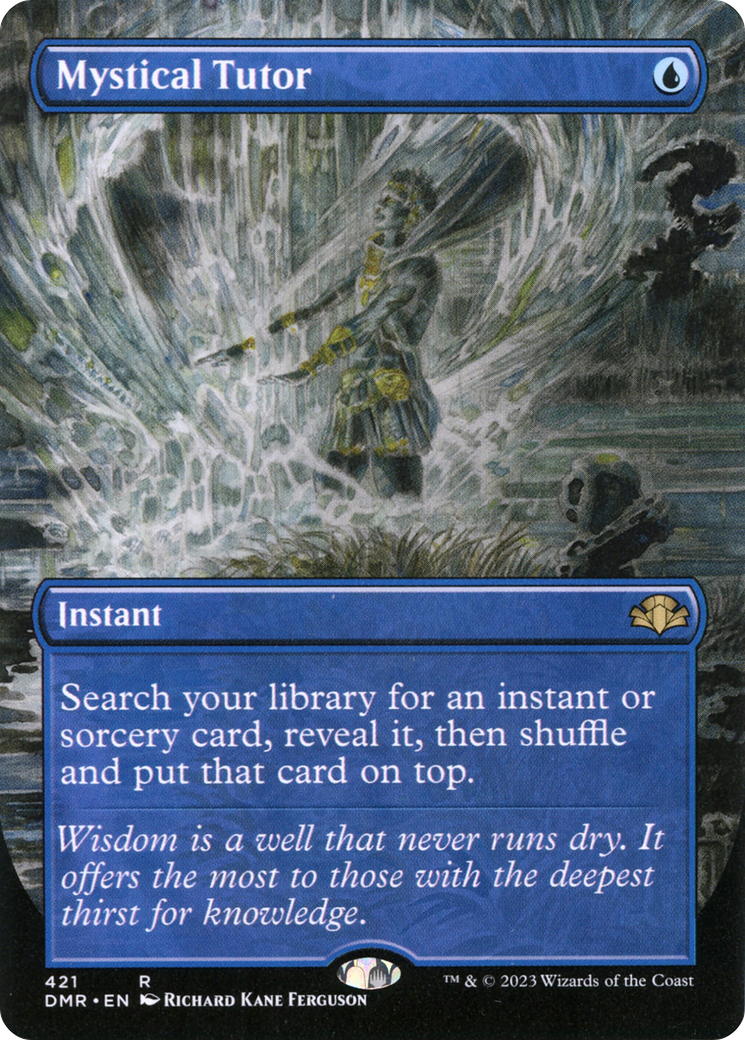 Mystical Tutor (Borderless Alternate Art) [Dominaria Remastered] | Gear Gaming Bentonville