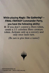 Blank Hero Token [FINAL FANTASY Tokens] | Gear Gaming Bentonville