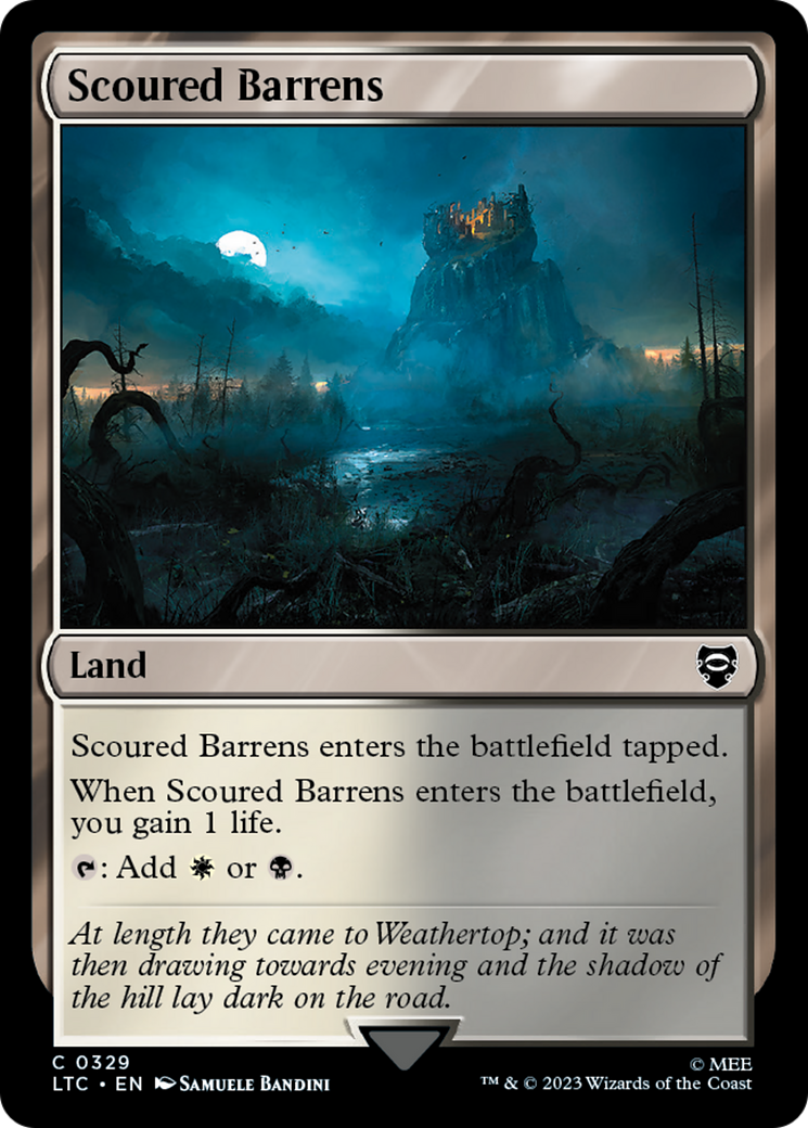 Scoured Barrens [The Lord of the Rings: Tales of Middle-Earth Commander] | Gear Gaming Bentonville