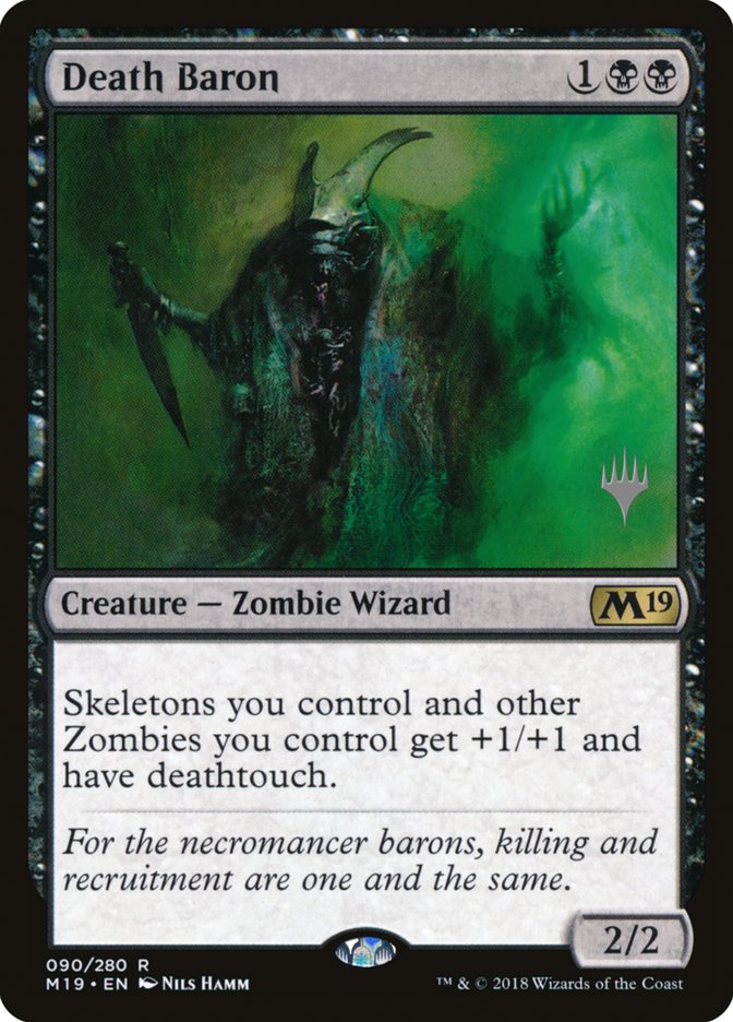 Death Baron (Promo Pack) [Core Set 2019 Promos] | Gear Gaming Bentonville