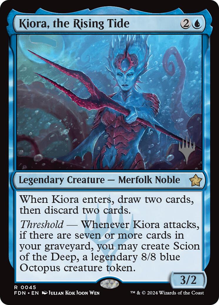 Kiora, the Rising Tide [Edge of Eternities Promo Pack] | Gear Gaming Bentonville