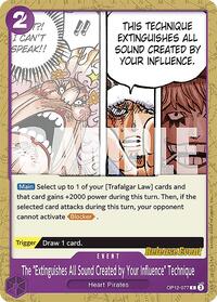 The "Extinguishes All Sound Created by Your Influence" Technique [Legacy of the Master Release Event Cards] | Gear Gaming Bentonville