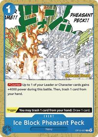 Ice Block Pheasant Peck [Legacy of the Master Release Event Cards] | Gear Gaming Bentonville