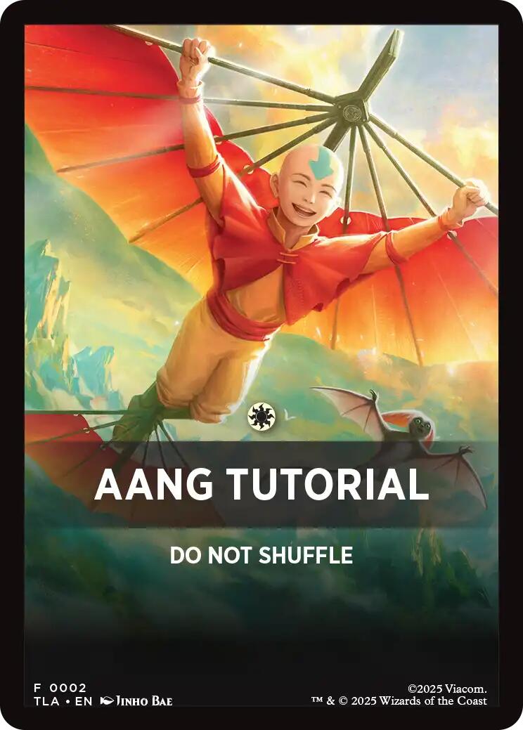 Aang Tutorial Theme Card [Avatar: The Last Airbender Tokens] | Gear Gaming Bentonville