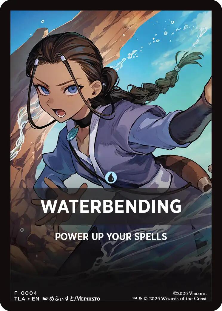 Waterbending Theme Card [Avatar: The Last Airbender Tokens] | Gear Gaming Bentonville