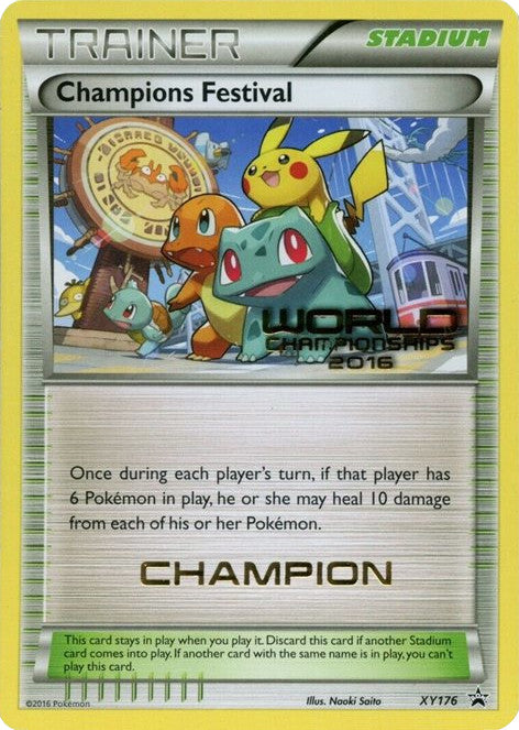 Champions Festival (XY176) (2016 Champion) [XY: Black Star Promos] | Gear Gaming Bentonville