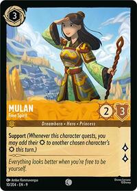Mulan - Free Spirit (10/204) [Fabled] | Gear Gaming Bentonville