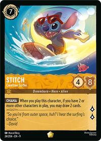 Stitch - Carefree Surfer (24/204) [Fabled] | Gear Gaming Bentonville