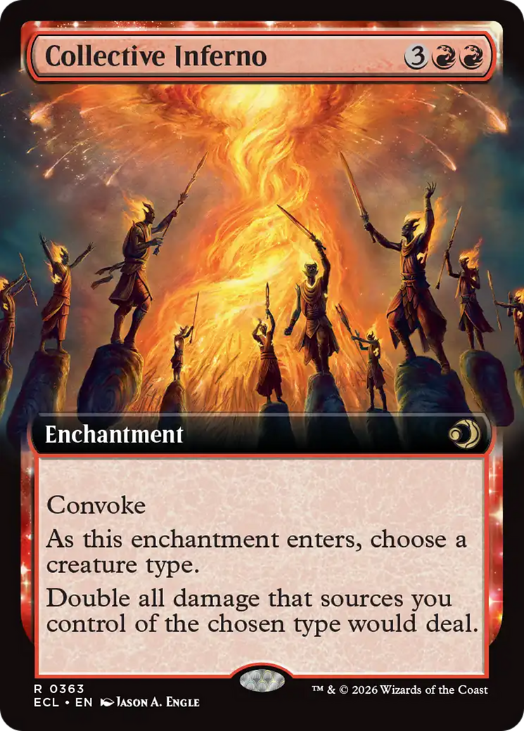 Collective Inferno (Extended Art) [Lorwyn Eclipsed] | Gear Gaming Bentonville