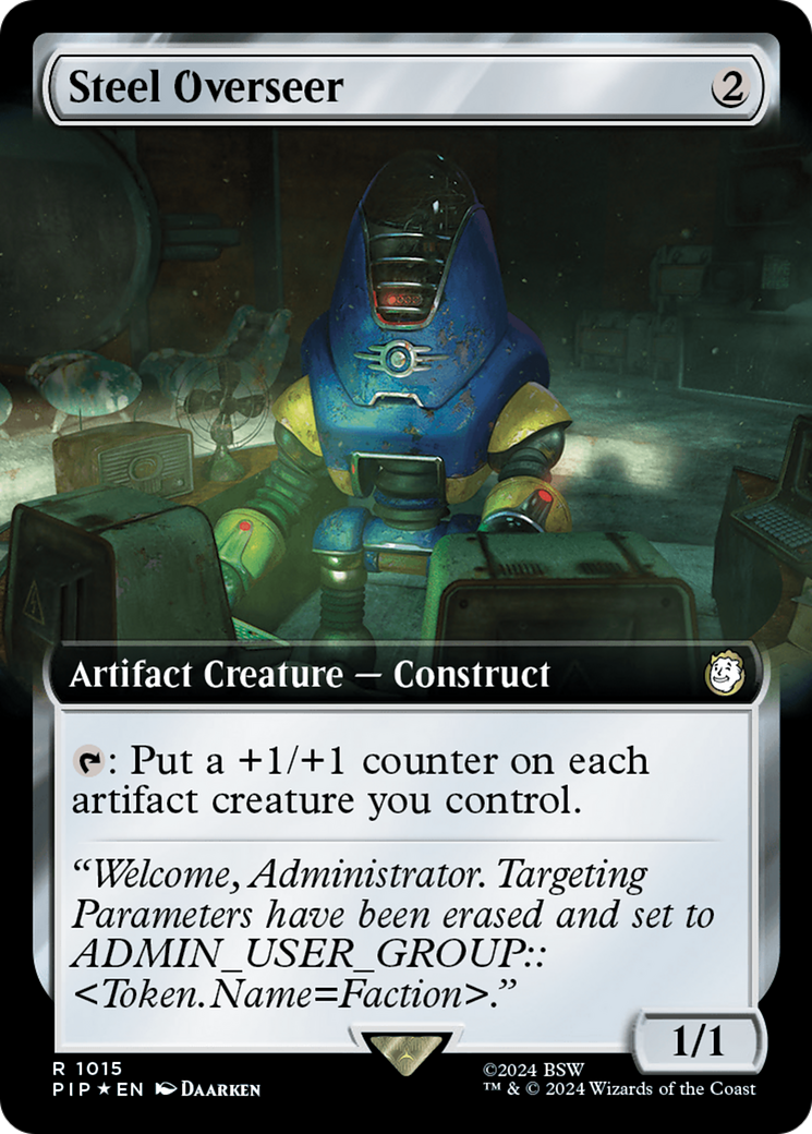 Steel Overseer (Extended Art) (Surge Foil) [Fallout] | Gear Gaming Bentonville