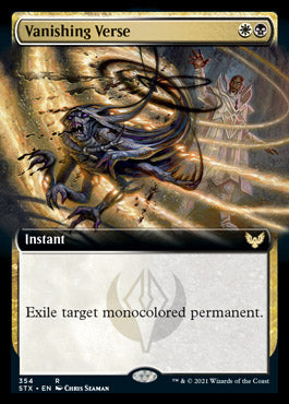 Vanishing Verse (Extended Art) [Strixhaven: School of Mages] | Gear Gaming Bentonville