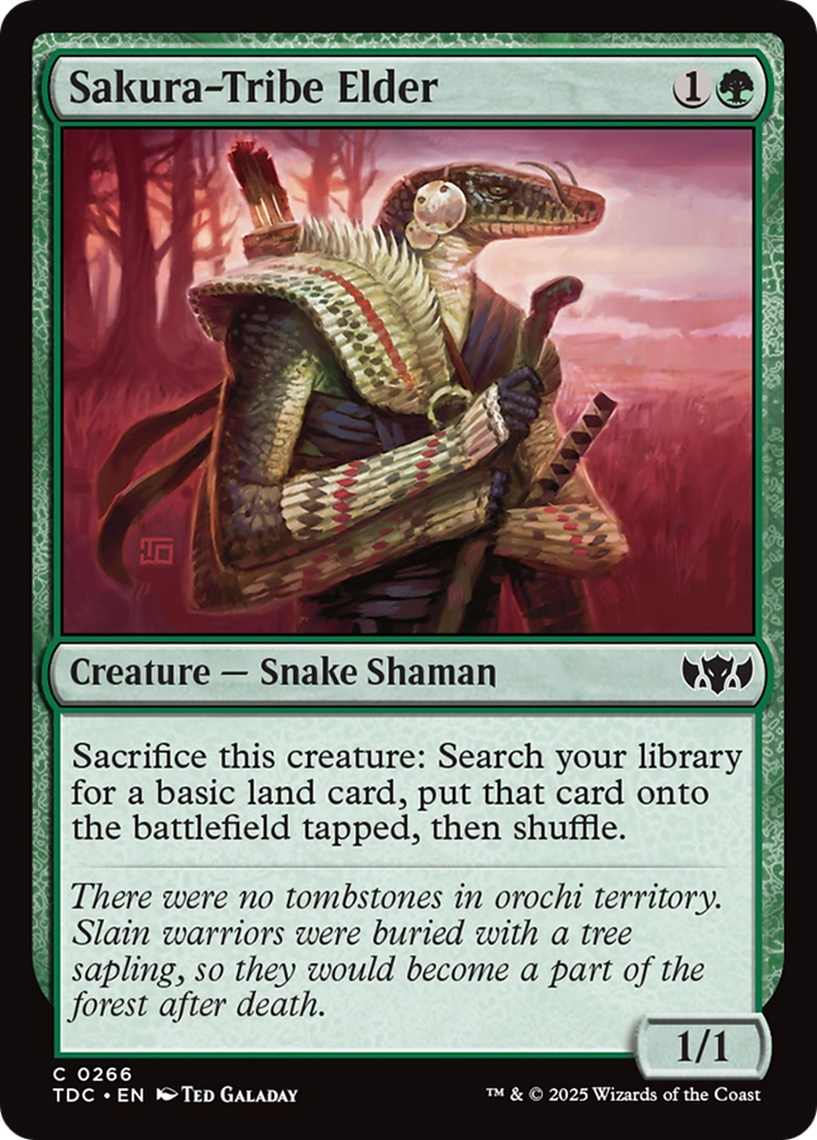 Sakura-Tribe Elder [Tarkir: Dragonstorm Commander] | Gear Gaming Bentonville