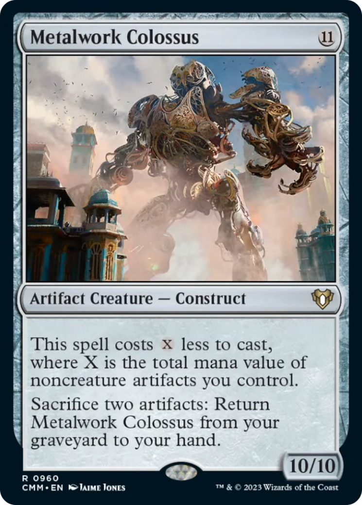 Metalwork Colossus [Commander Masters] | Gear Gaming Bentonville