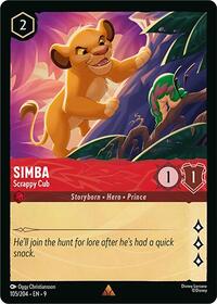 Simba - Scrappy Cub (105/204) [Fabled] | Gear Gaming Bentonville