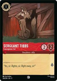 Sergeant Tibbs - Courageous Cat (128/204) [Fabled] | Gear Gaming Bentonville