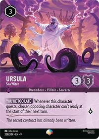 Ursula - Sea Witch (Epic) (208/204) [Fabled] | Gear Gaming Bentonville