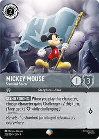Mickey Mouse - Standard Bearer (Epic) (221/204) [Fabled] | Gear Gaming Bentonville