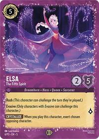Elsa - The Fifth Spirit (6) [Disney Lorcana Promo Cards] | Gear Gaming Bentonville