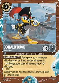 Donald Duck - Buccaneer (Disney Cruise Promo) (15) [Disney Lorcana Promo Cards] | Gear Gaming Bentonville