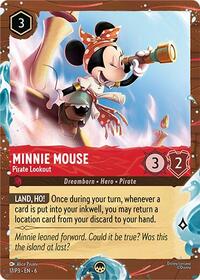 Minnie Mouse - Pirate Lookout (Disney Cruise Promo) (17) [Disney Lorcana Promo Cards] | Gear Gaming Bentonville