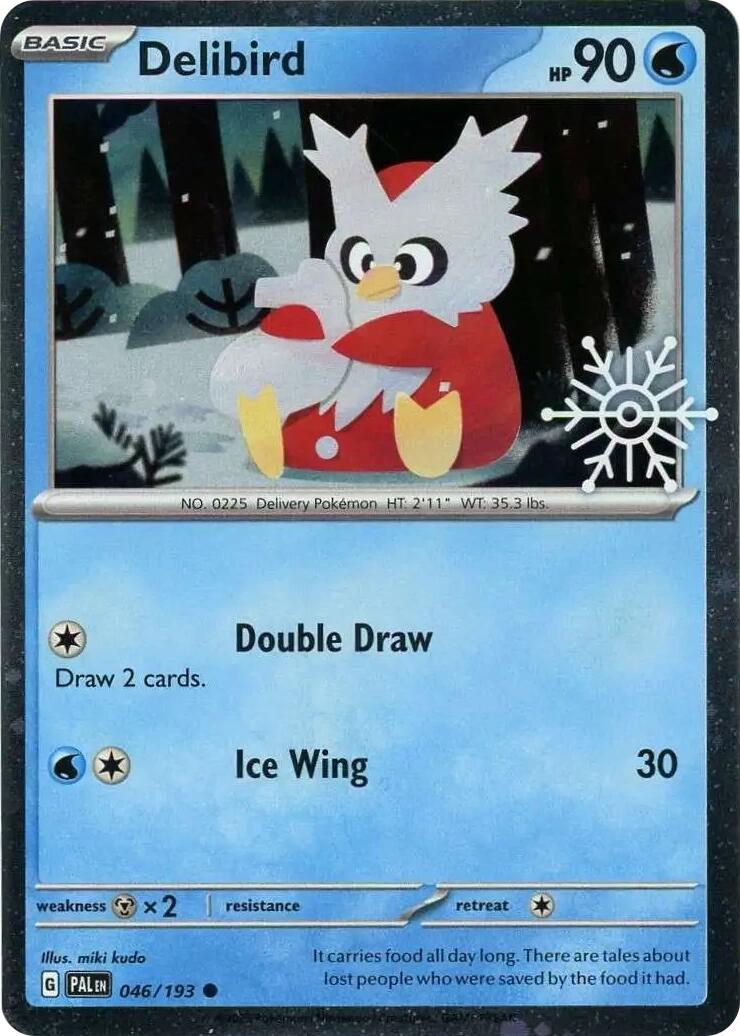 Delibird (046/193) (Holiday Calendar) [Miscellaneous Cards] | Gear Gaming Bentonville
