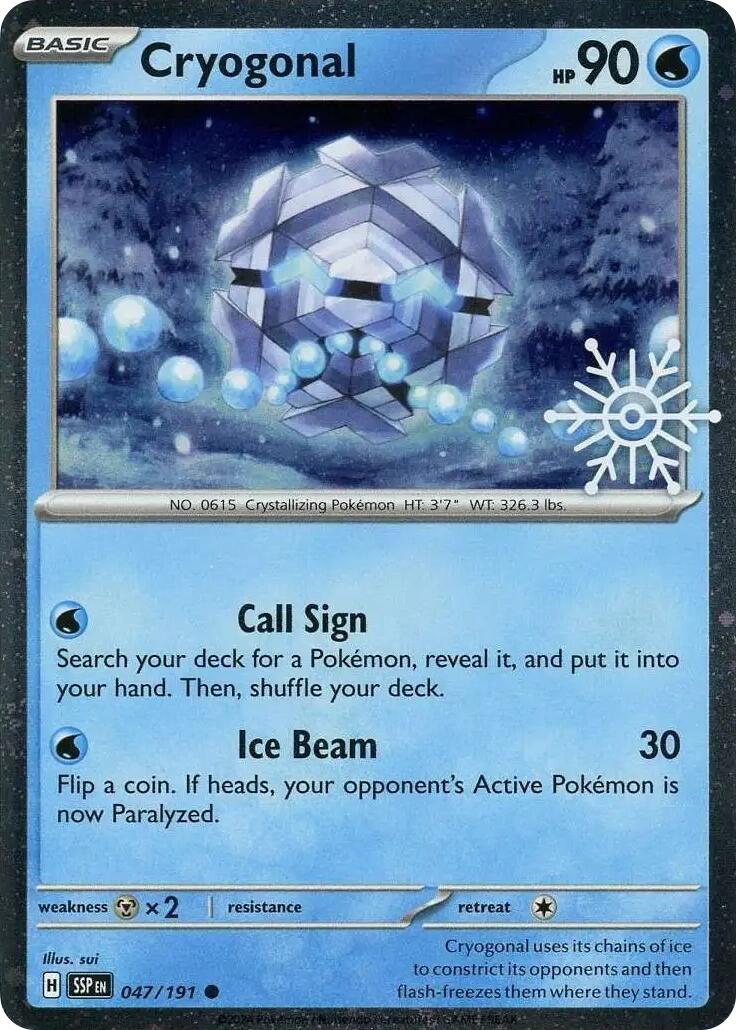 Cryogonal (047/191) (Holiday Calendar) [Miscellaneous Cards] | Gear Gaming Bentonville